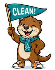 Bubbles the otter, End of lease cleaning